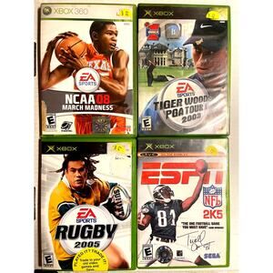 Lot of 4 Classic Xbox Sports Games